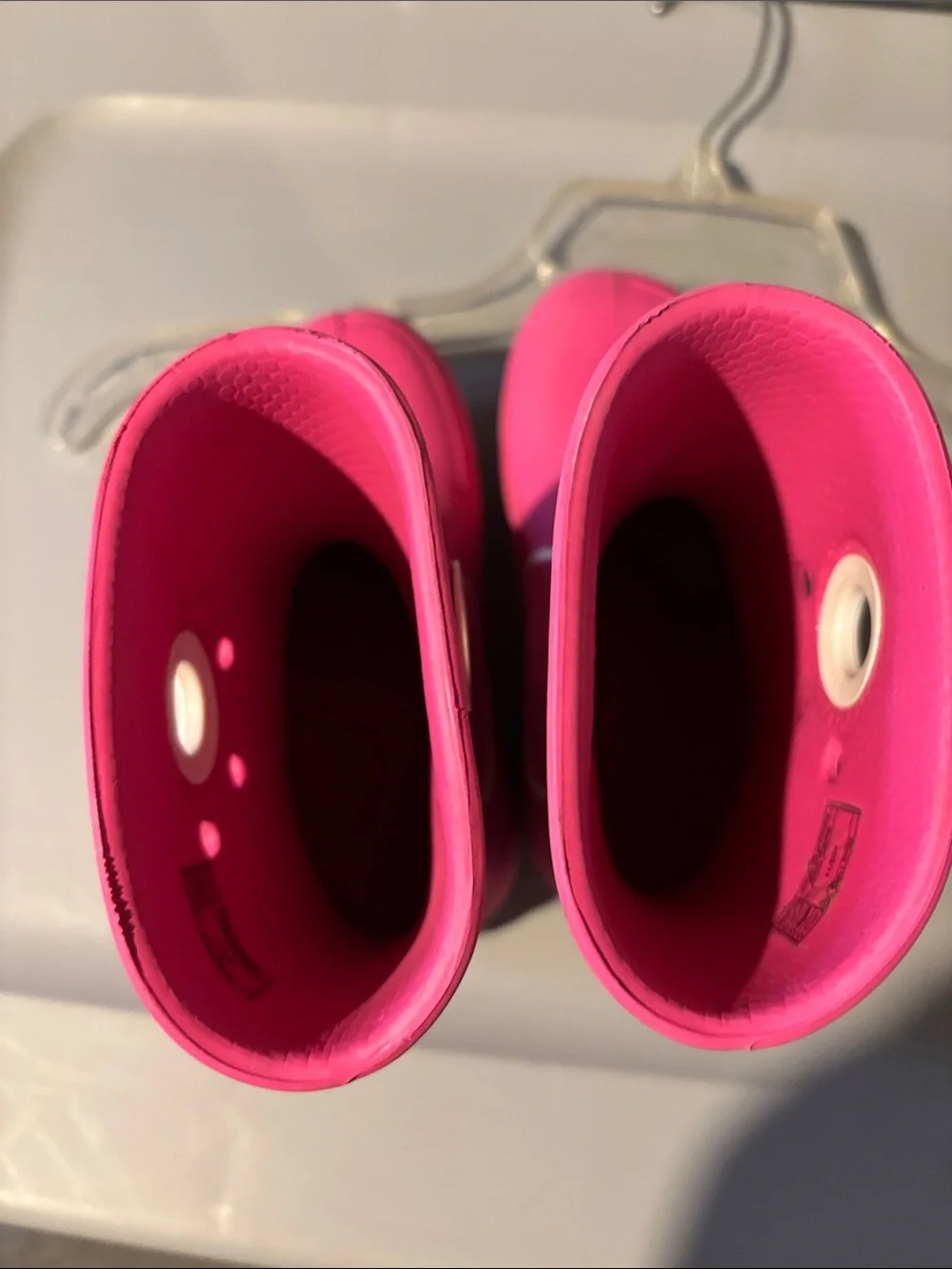 Toddler Pink Rain Boots - Crocs